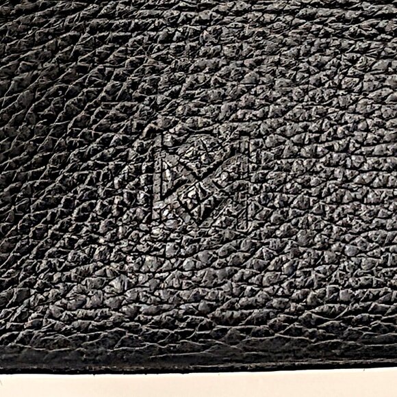 Christopher Kon Black Pebbled Leather Crossbody Large Tote Bag - Conditioned - Picture 5 of 8